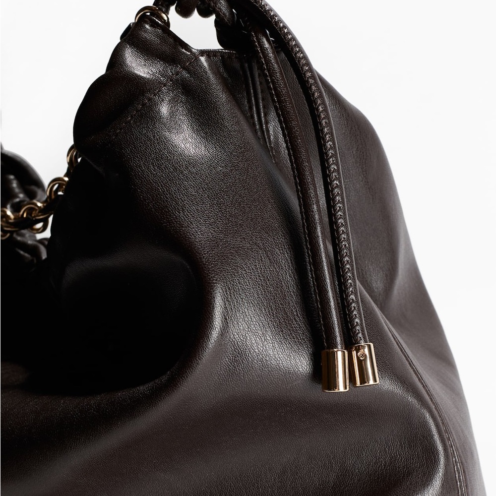 LAST!!!H&M Bloggers Favorite limited edition handbag dark brown - Picture 4 of 5